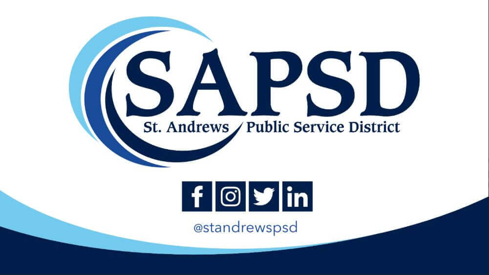 St. Andrews Public Service District Business Card Design
