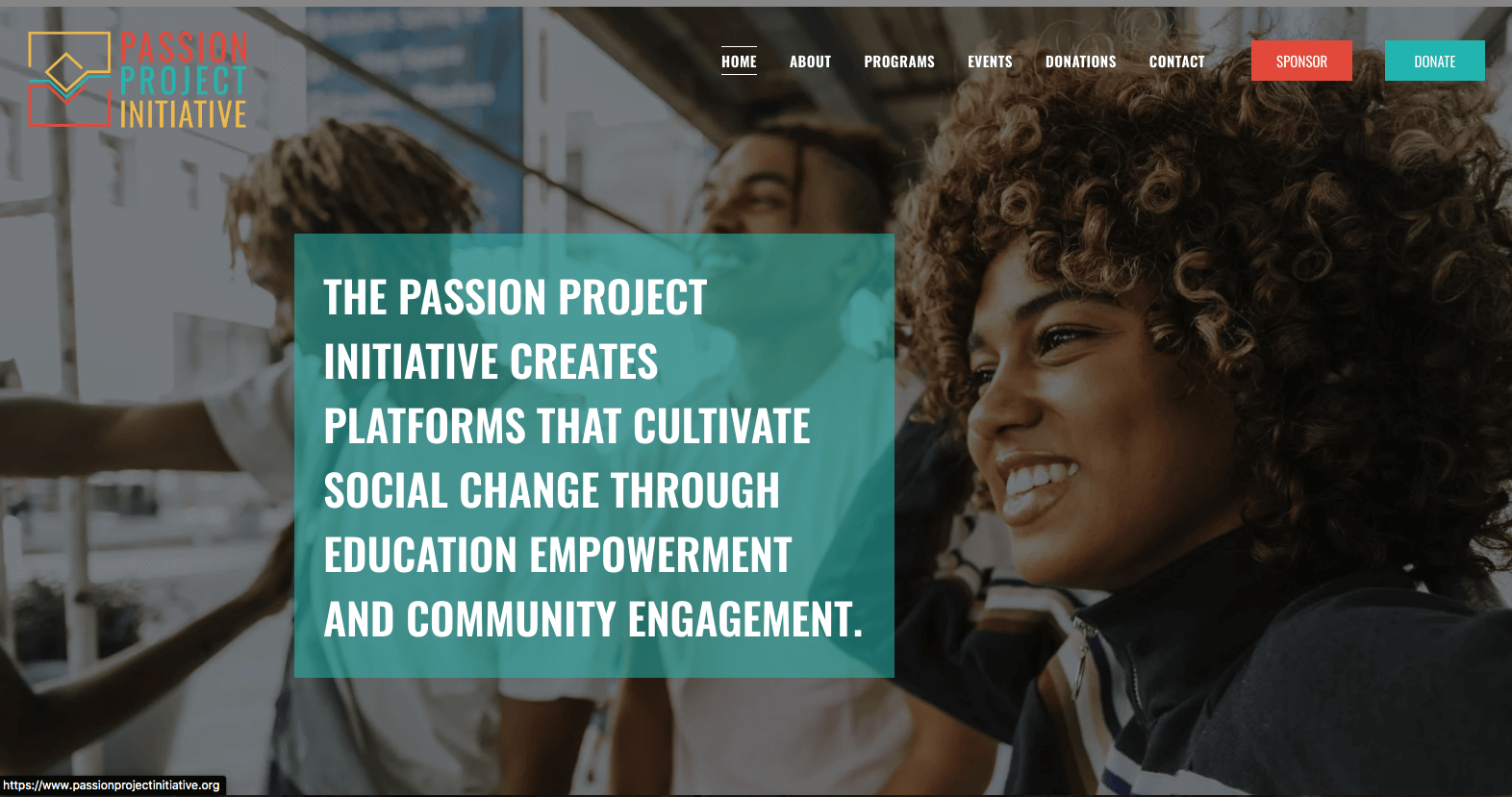 Passion Project Initiative Home Page