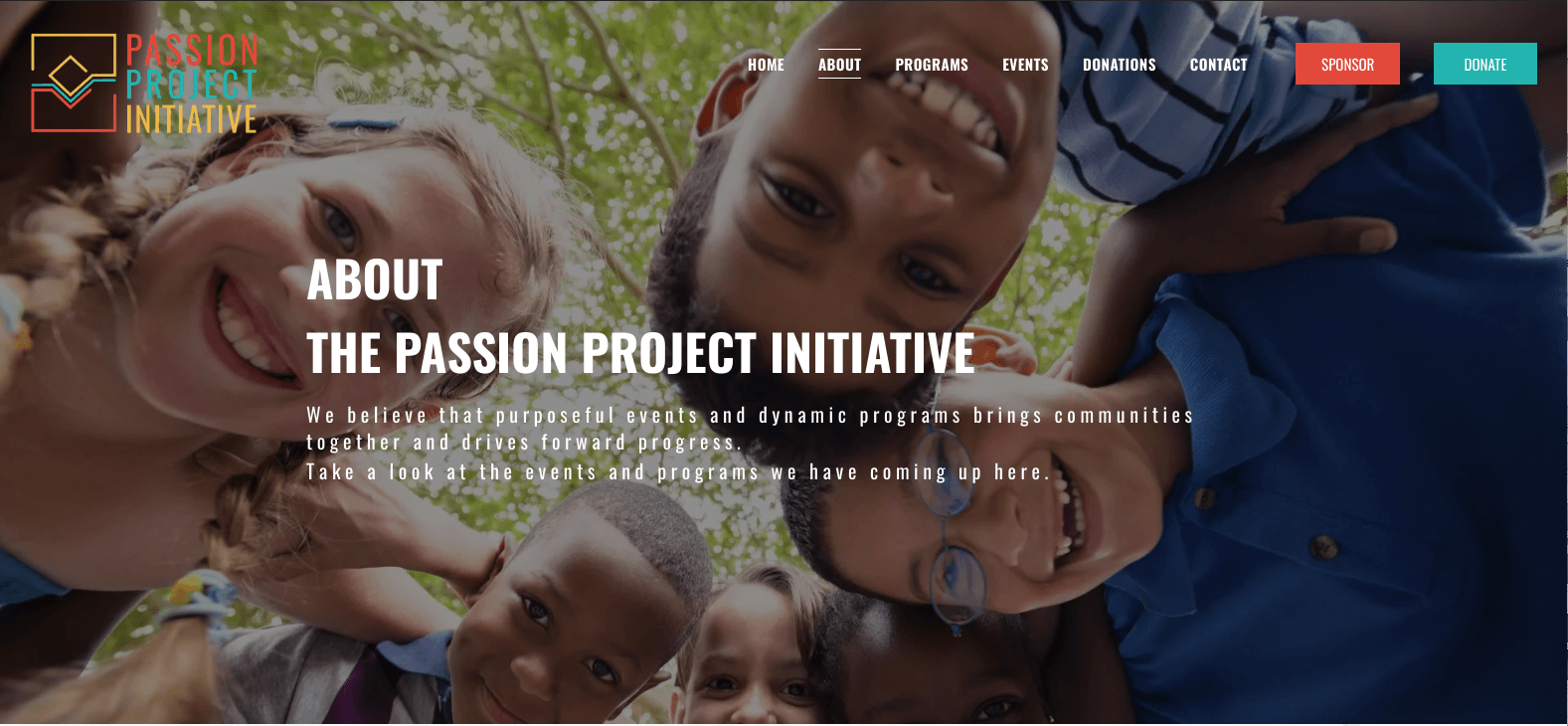 Passion Project Initiative About Page